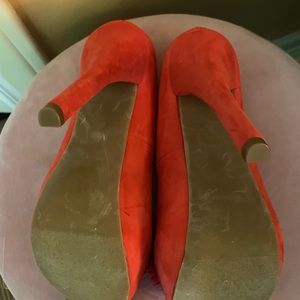 JustFab Shoes - Just Fab reddish bow heels JustFab Shoes - Just Fab reddish bow heels